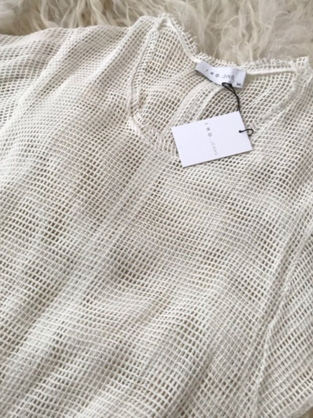 IRO Sheer Woven Top 1520 - Picture 2 of 6